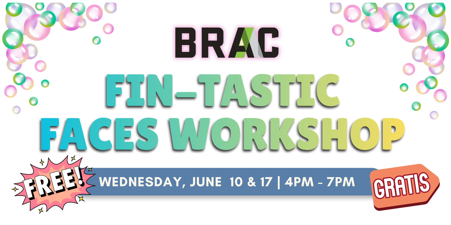 Fin-Tastic Faces Workshop